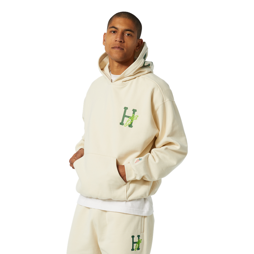 パーカー・フーディ HUF HUF X CARROTS HOODED FLEECE CREAM FL00221-CREAM Huf x Carrots Hooded Fleece - | Huf – HUF WORLDWIDE UK