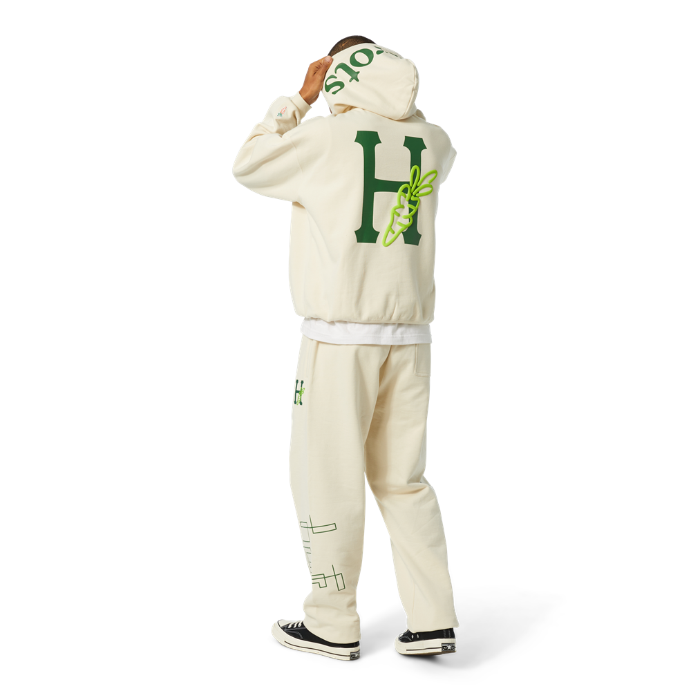パーカー・フーディ HUF HUF X CARROTS HOODED FLEECE CREAM FL00221-CREAM HUF X CARROTS HOODED FLEECE [CREAM] - 허프 HUF