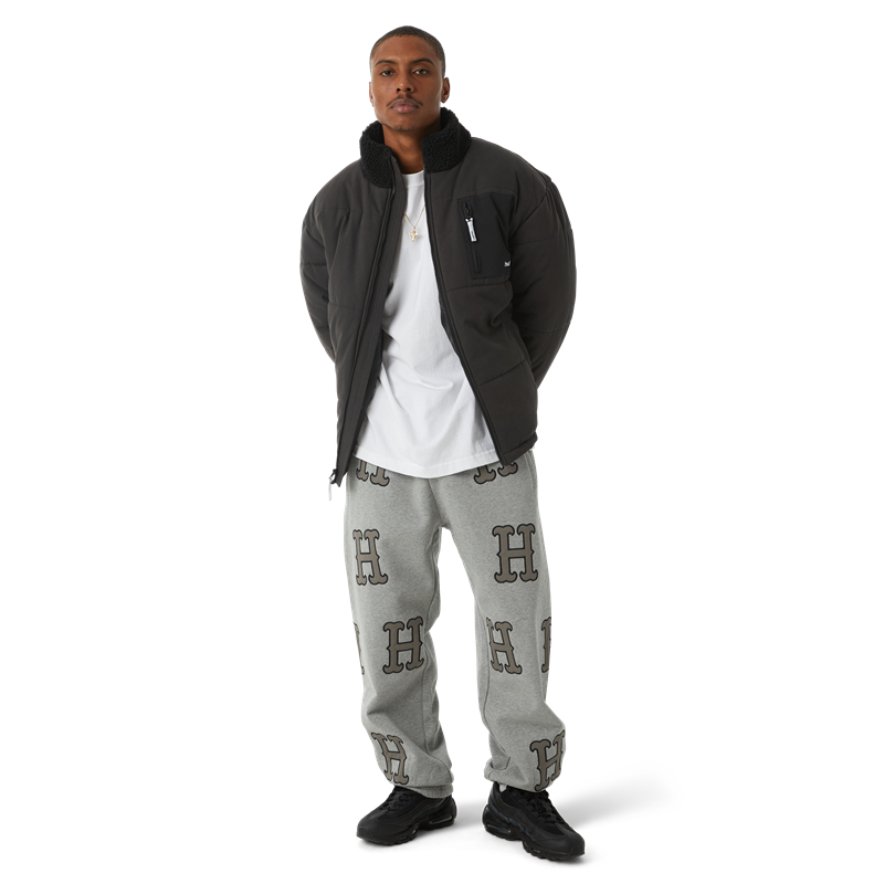 SIPLE PUFFER JACKET [BLACK] - 허프 HUF