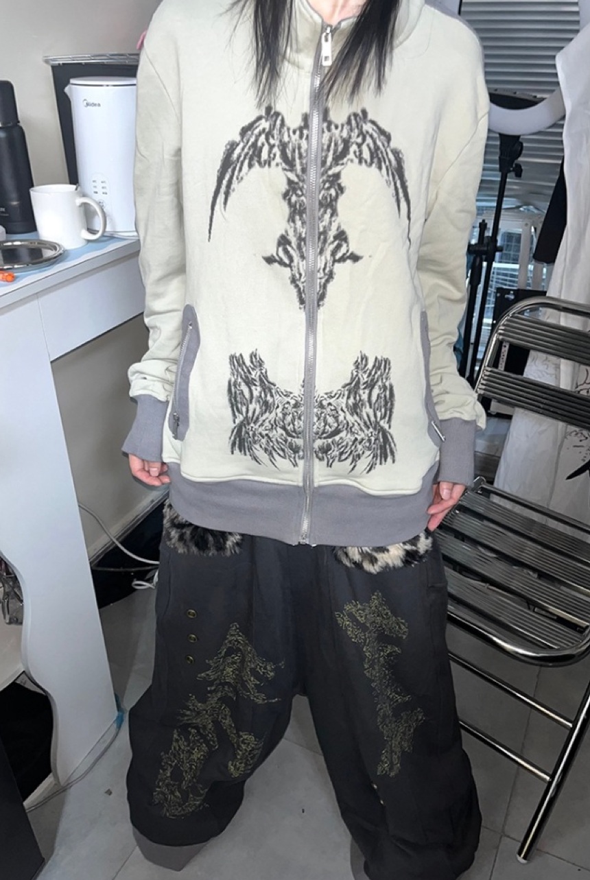 Elyoya Pillar ヴィンテージ風　コットンウォッシュスウェット　y2k Elyoya Pillar ヴィンテージ風コットンウォッシュスウェットy2k