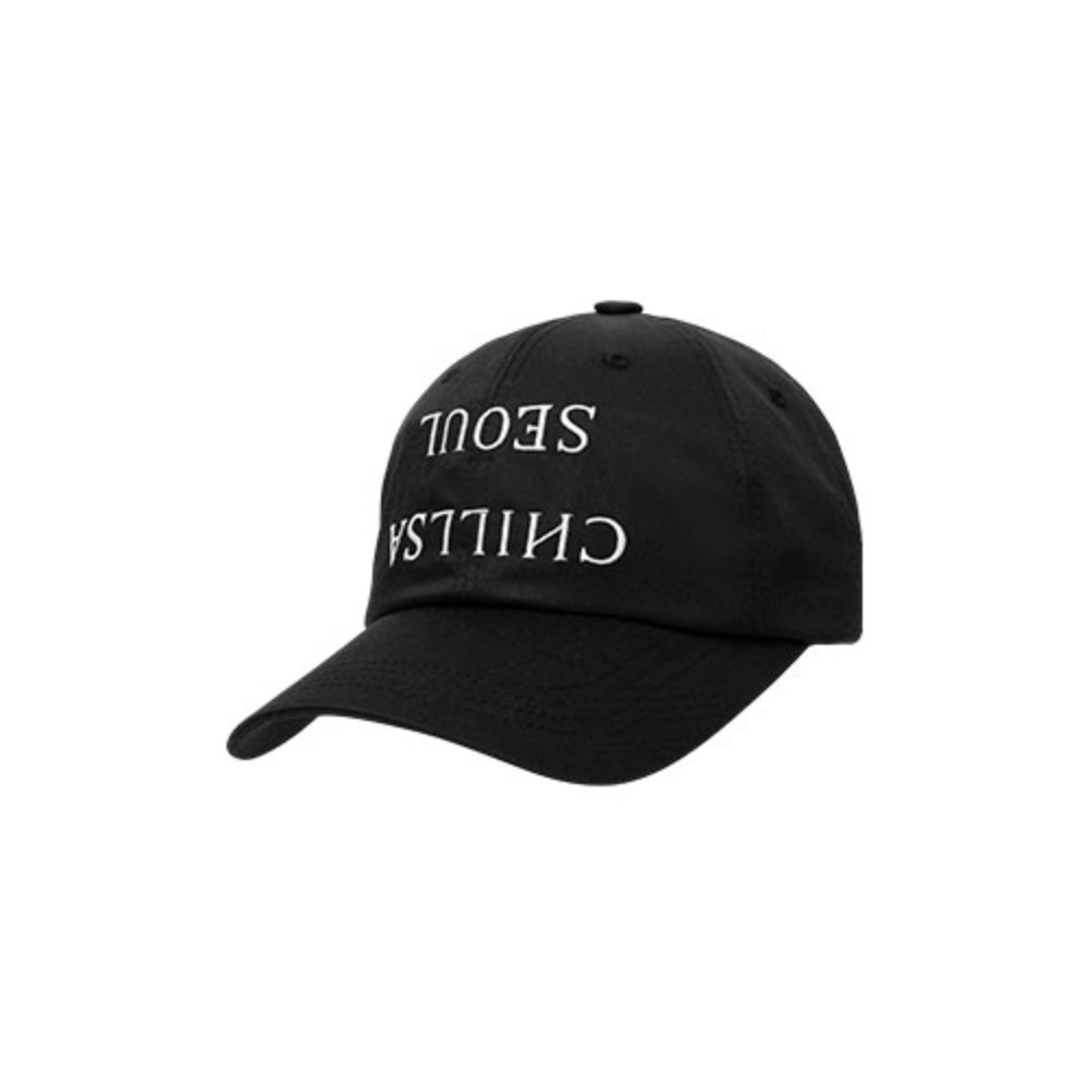 キャップ CHILLSA Chillsa Seoul Reverse Ball CapCream Chillsa Seoul Reverse Ball Cap_Black - CHILLSA