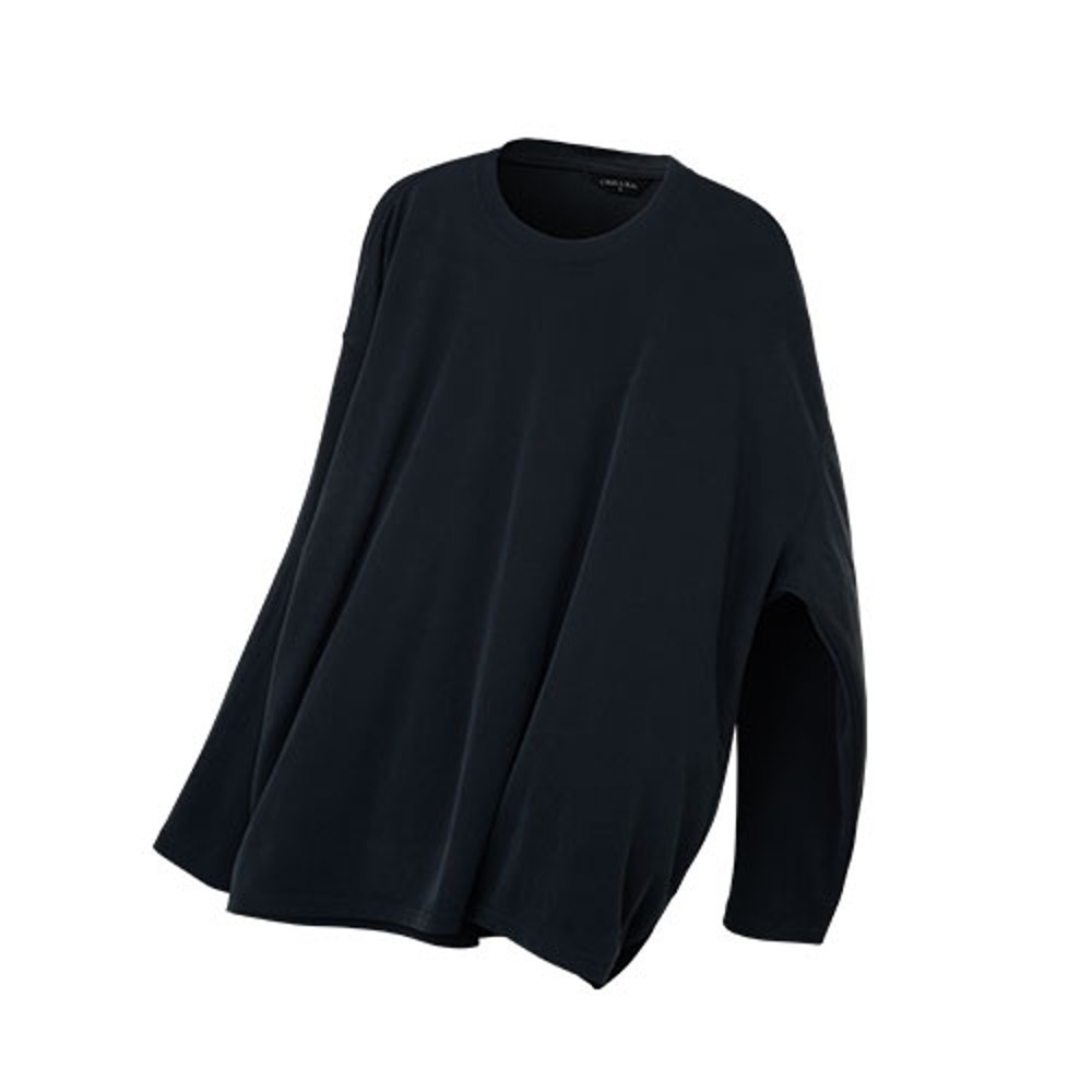 SW Over Fit Long Sleeve_Black - CHILLSA