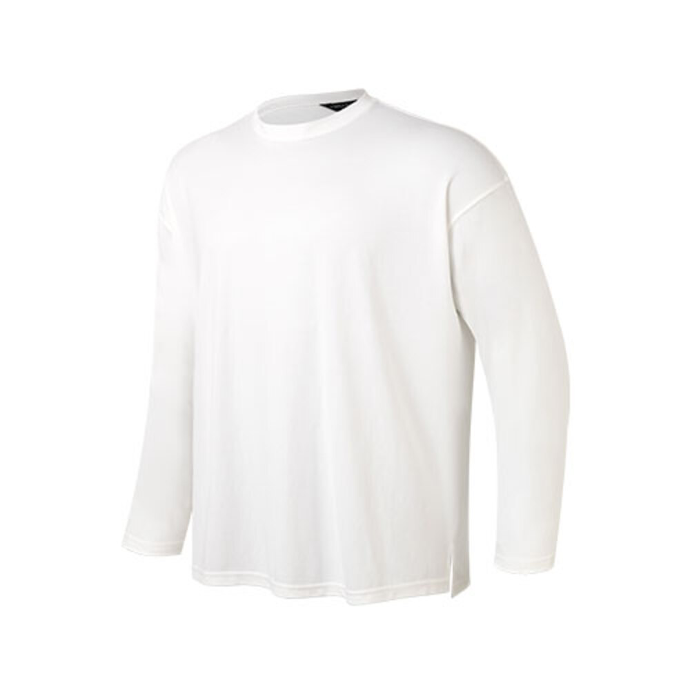 SW Over Fit Long Sleeve_White - CHILLSA
