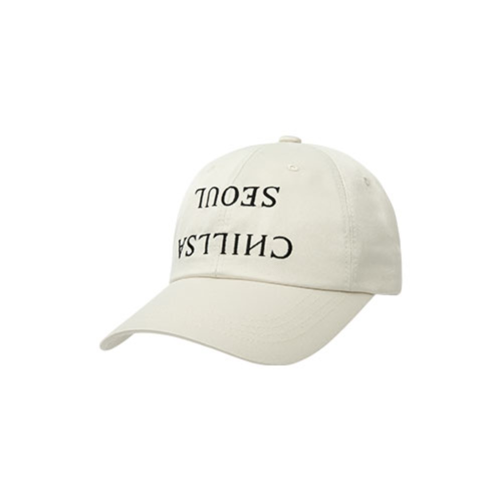 キャップ CHILLSA Chillsa Seoul Reverse Ball CapCream HEAD WEAR - HEAD WEAR - CHILLSA