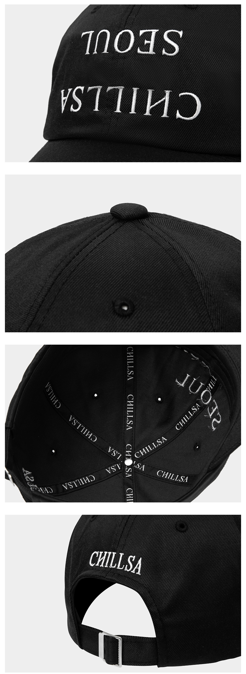 Chillsa Seoul Reverse Ball Cap_Black - CHILLSA
