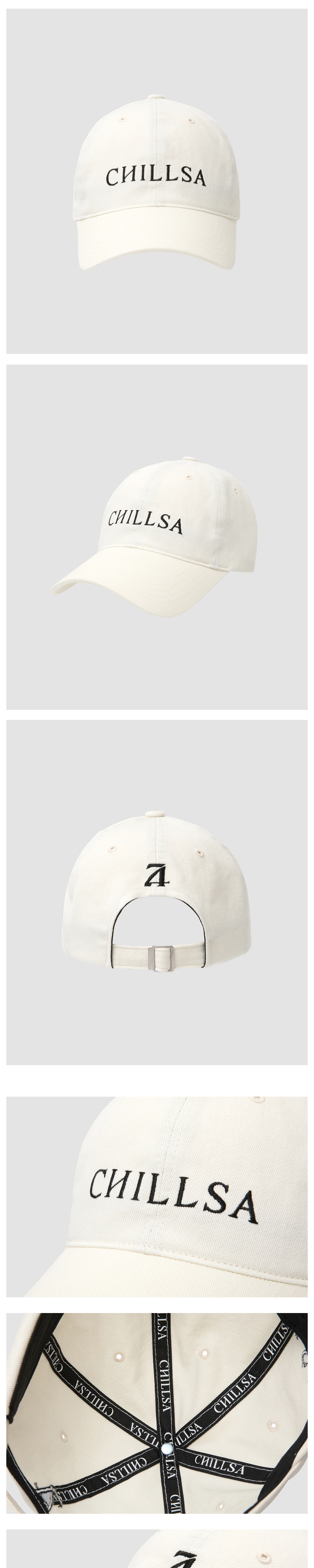 キャップ CHILLSA PM Ball CapCream PM Ball Cap_Cream - CHILLSA