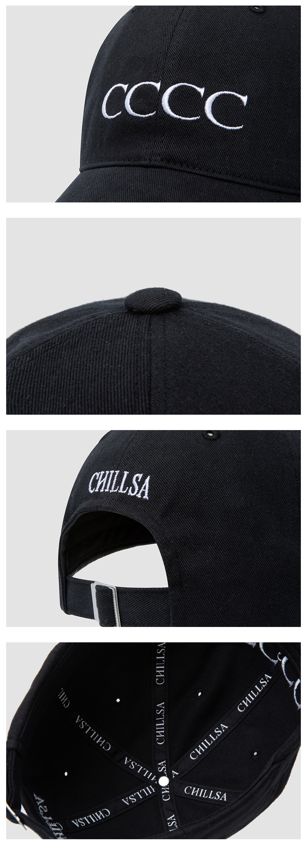 キャップ CHILLSA CF Ball CapBlack PM Ball Cap_Gray - CHILLSA