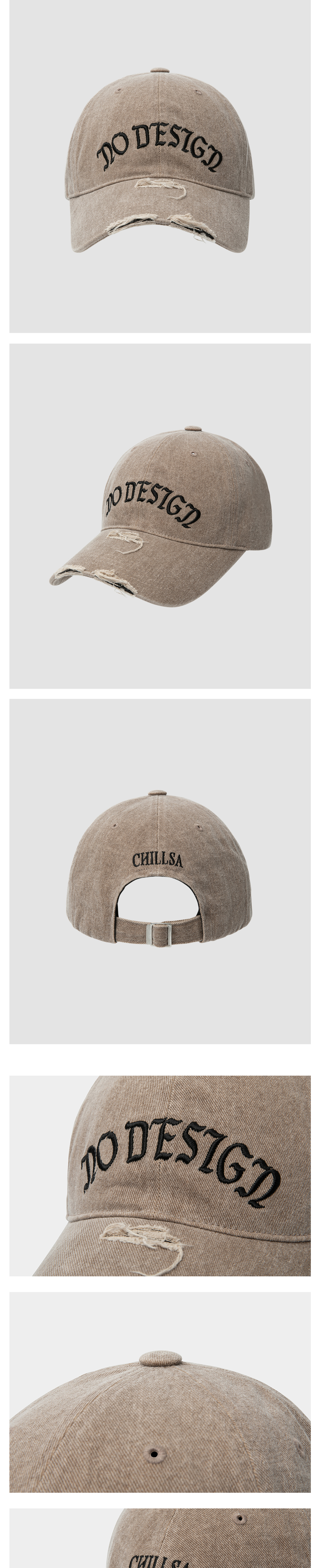キャップ CHILLSA Rebel Ball CapPigment Brown Rebel Ball Cap_Pigment Brown - CHILLSA