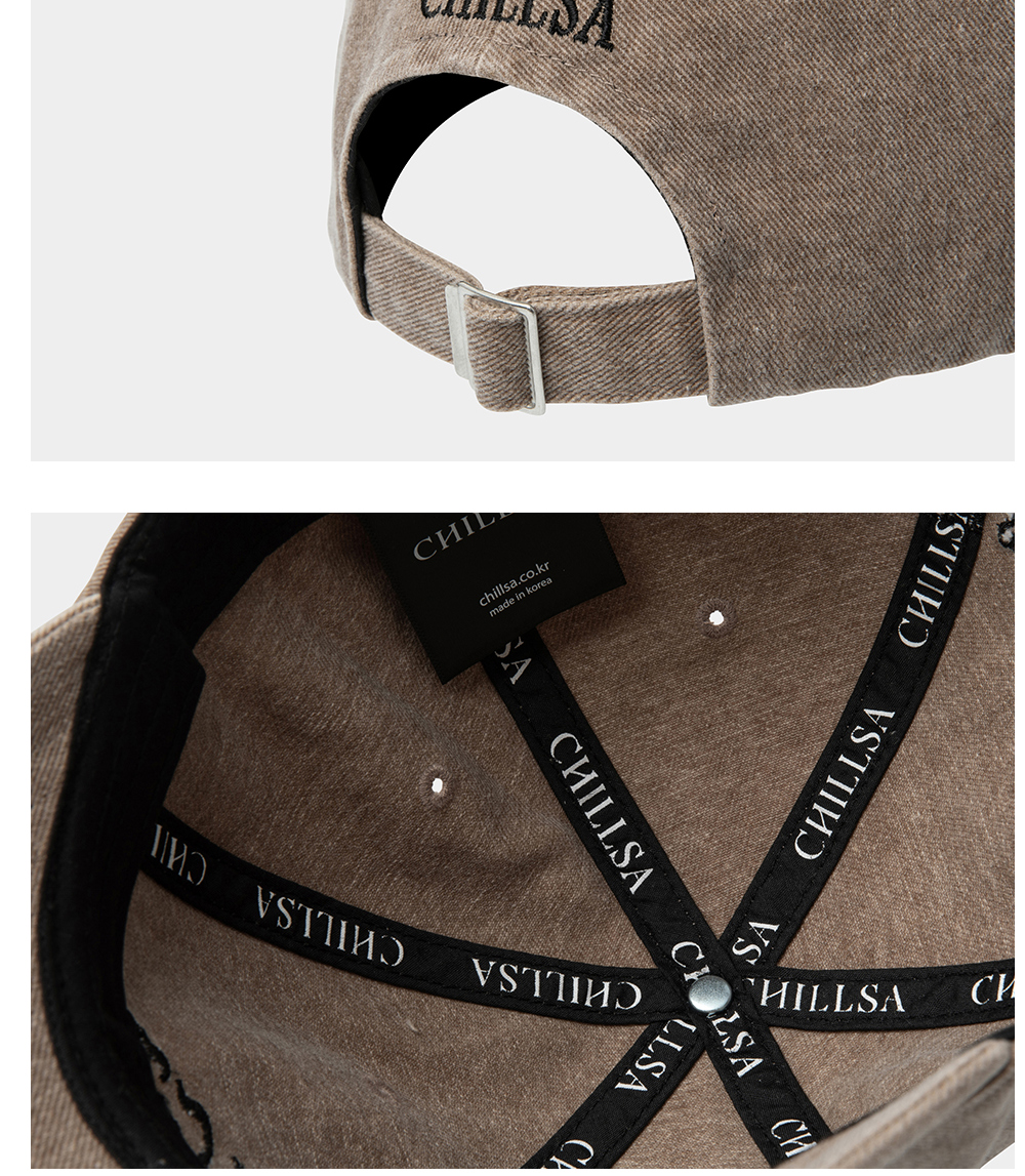 キャップ CHILLSA Rebel Ball CapPigment Brown Rebel Ball Cap_Pigment Brown - CHILLSA