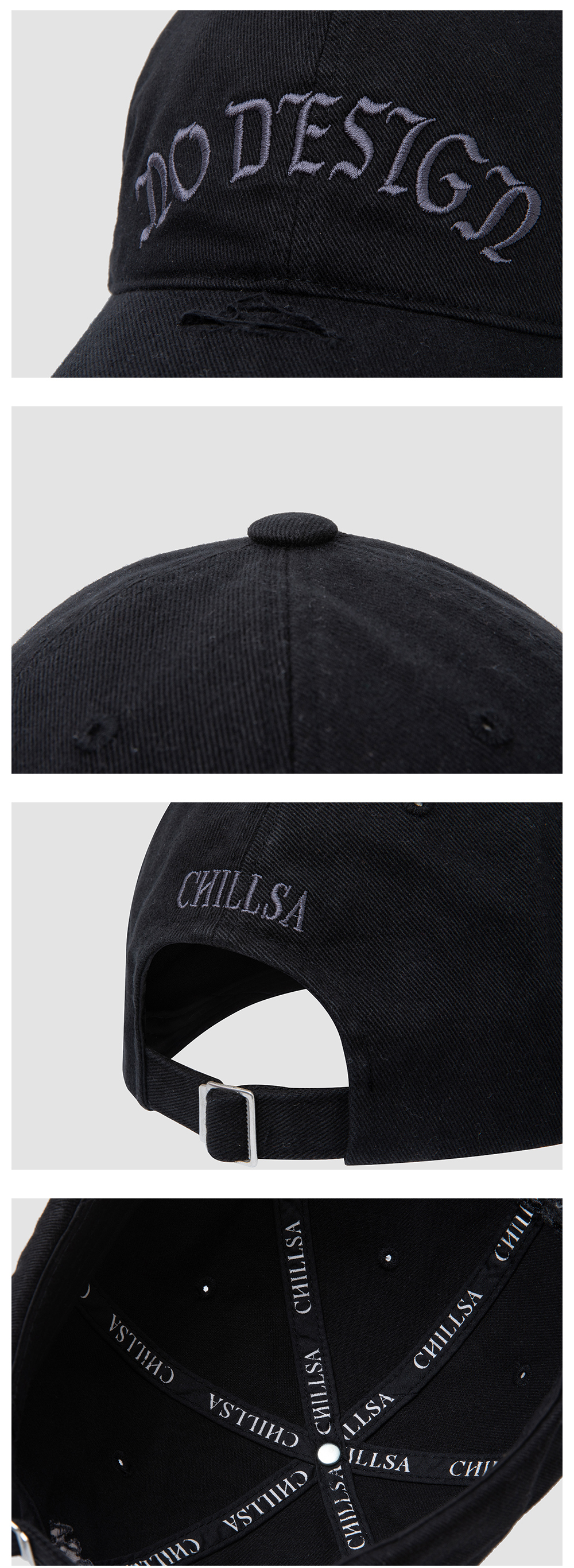 キャップ CHILLSA Rebel Ball CapPigment Brown Rebel Ball Cap_Pigment Brown - CHILLSA