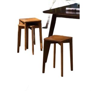 모던 원목 보조 의자 화장대 메이크업 테이블 홈바 의자 낮은 스툴