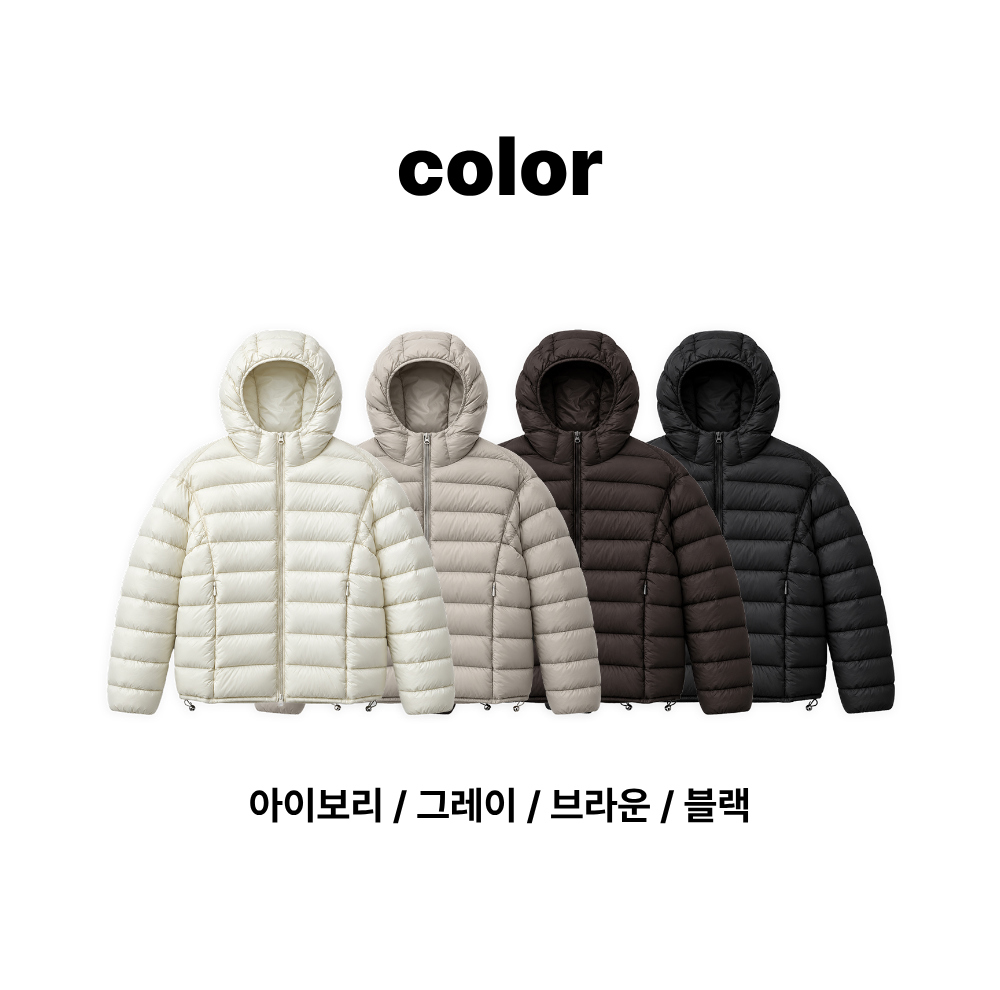 패딩 브라운 색상 이미지-S1L46