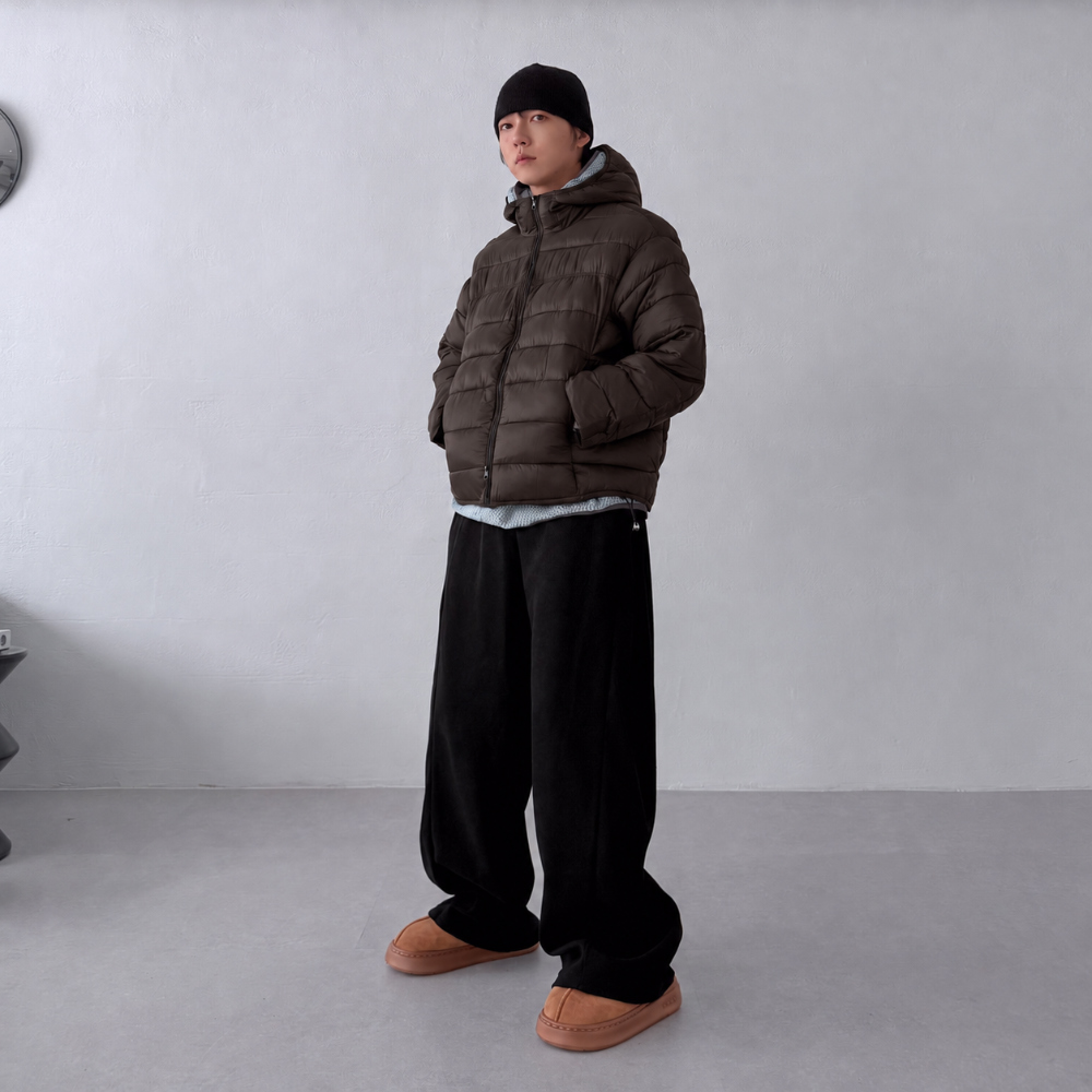 패딩 모델 착용 이미지-S3L20
