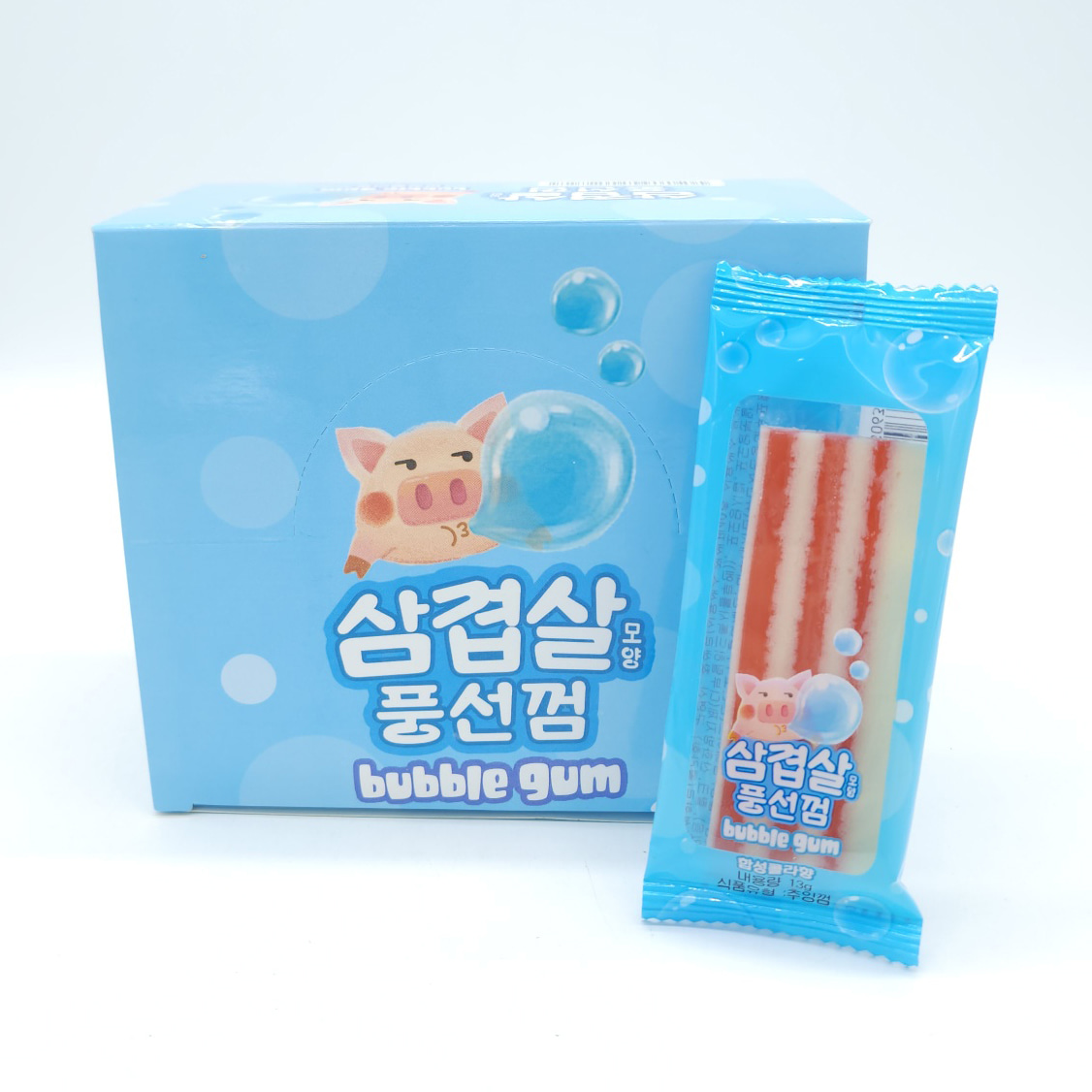 삼겹살모양 풍선껌 13gx30개입 콜라향(블루) - CCC store