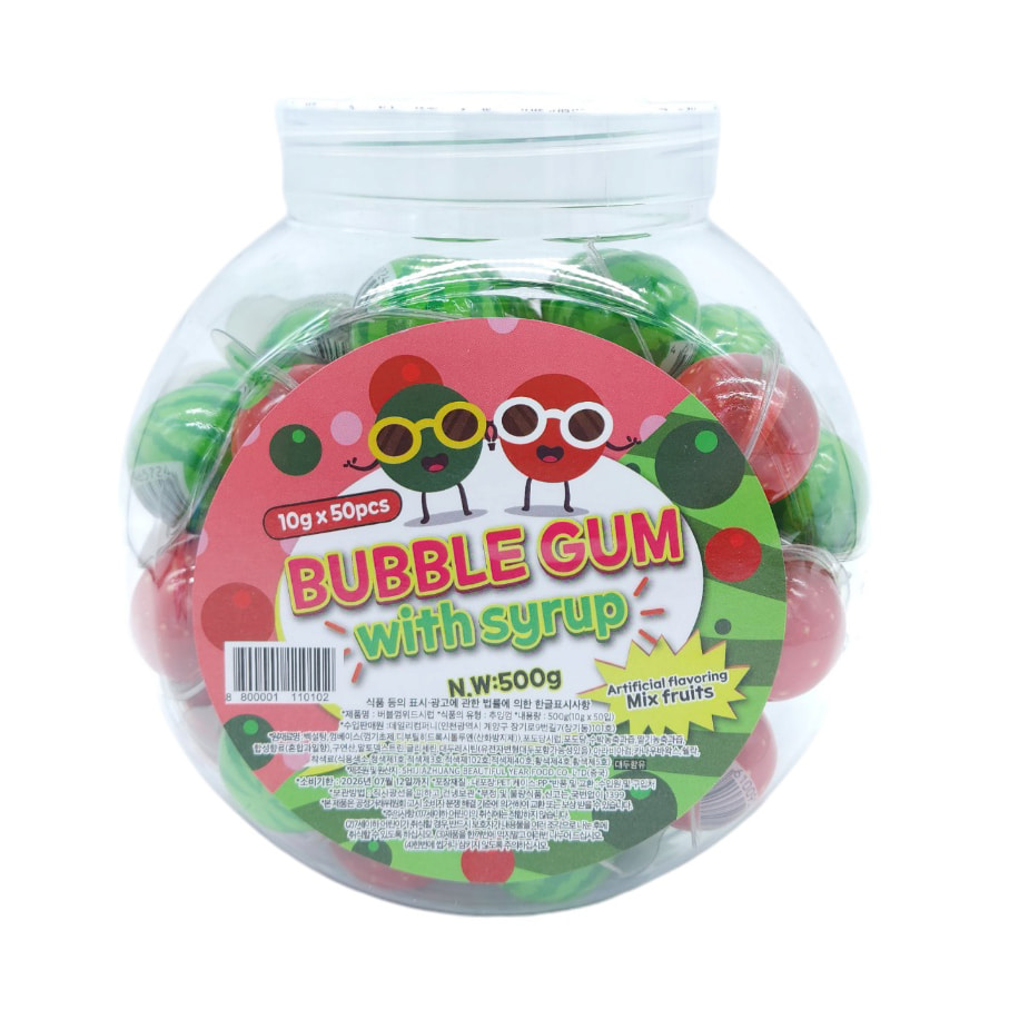 버블껌위드시럽 500g(50개입) - CCC store