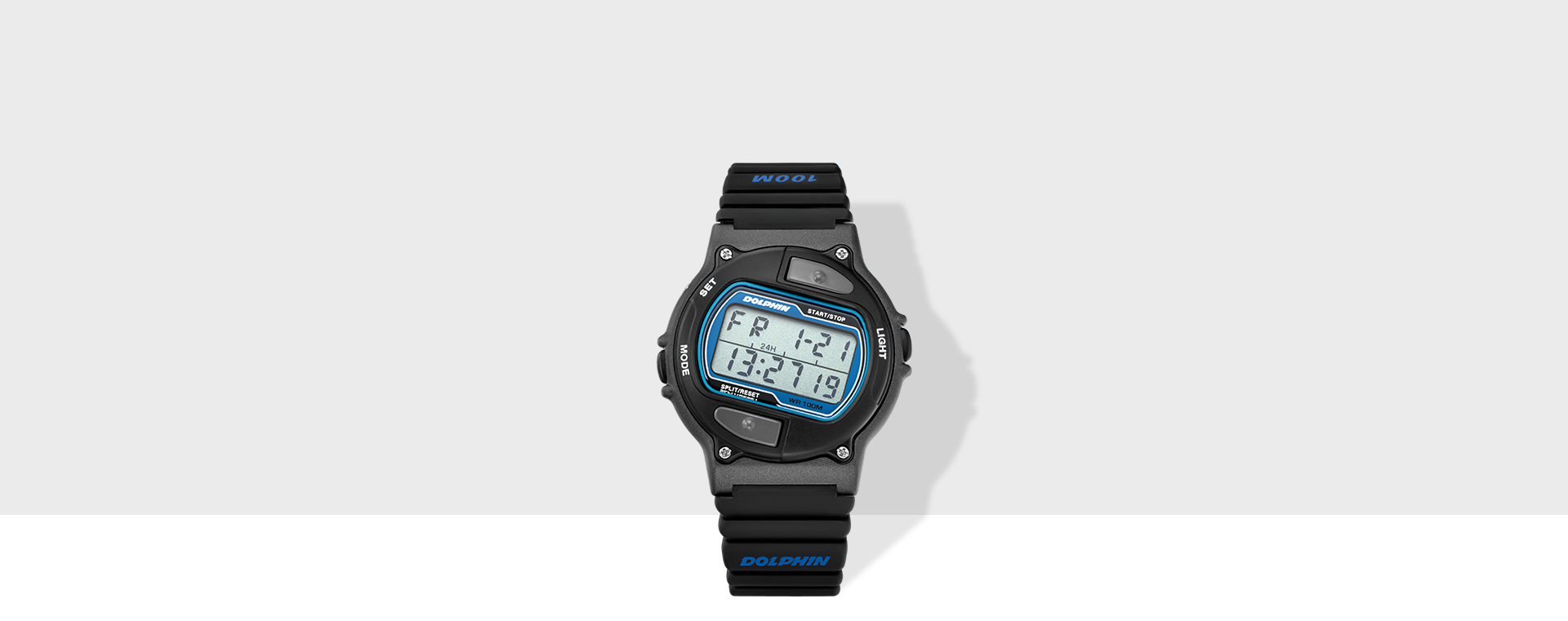 돌핀 469 디지털 손목시계 블루