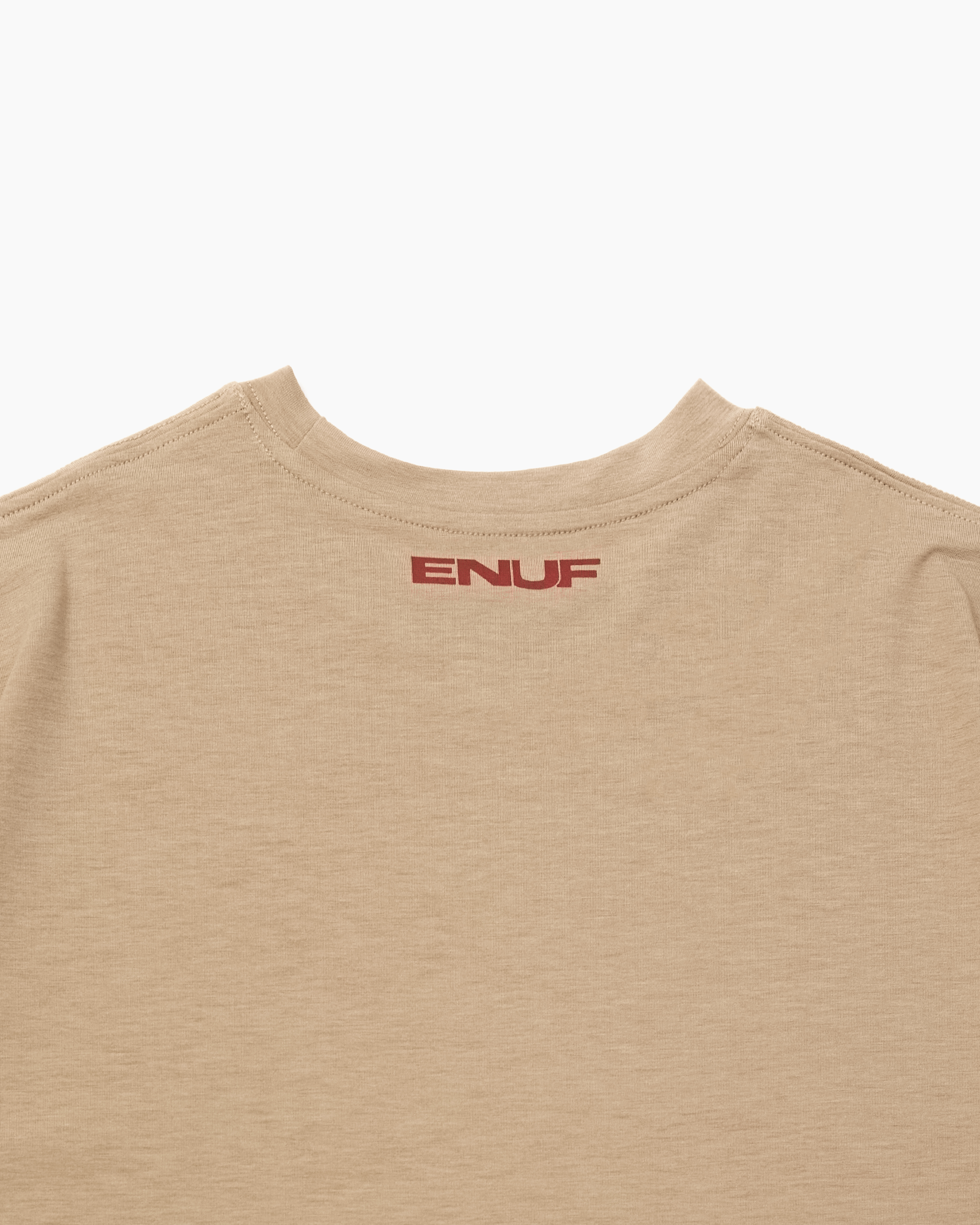 ENUF Health | Sparta ENUF 베이지 반팔크롭