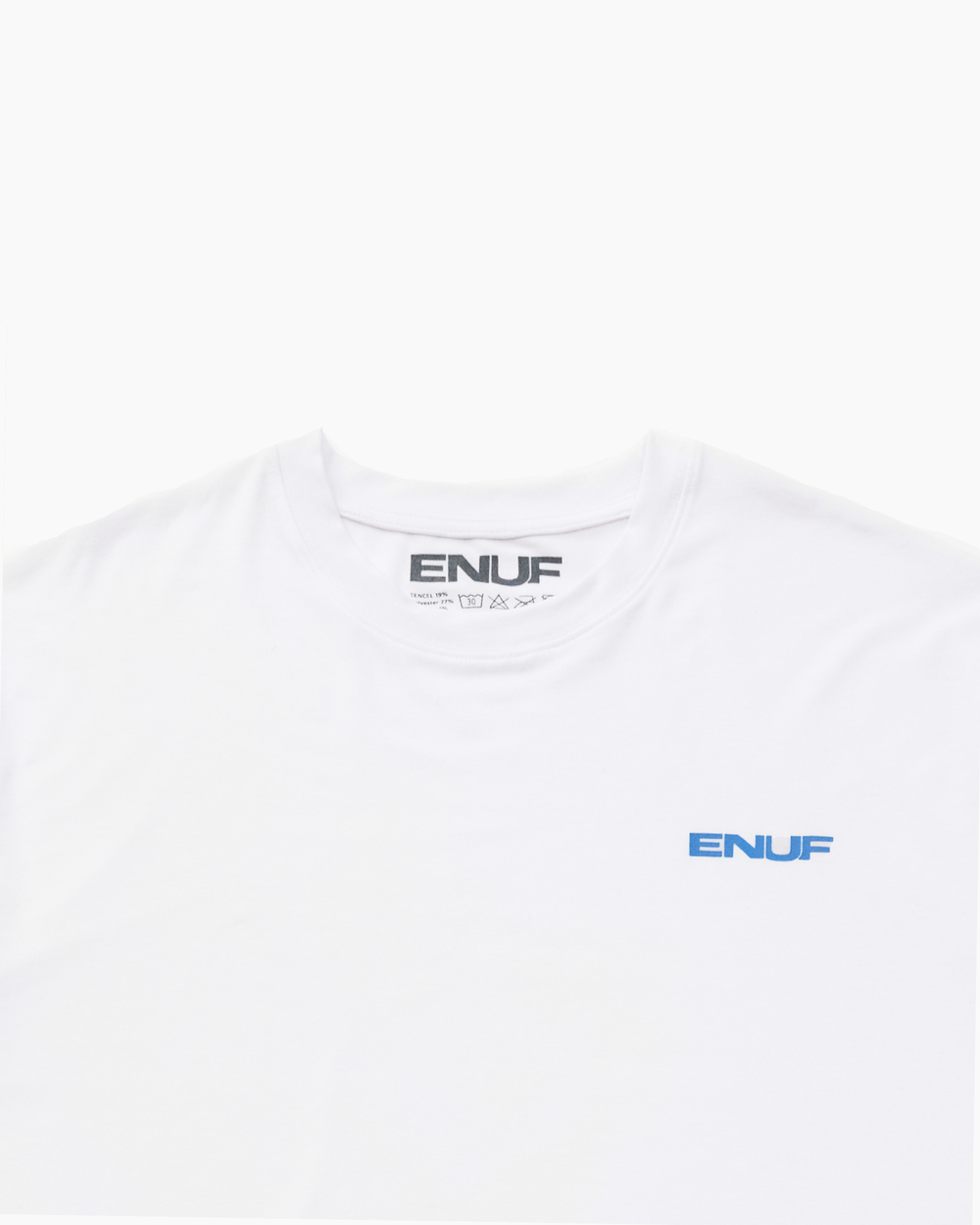 ENUF Health | 미니멀 ENUF 화이트블루 티셔츠