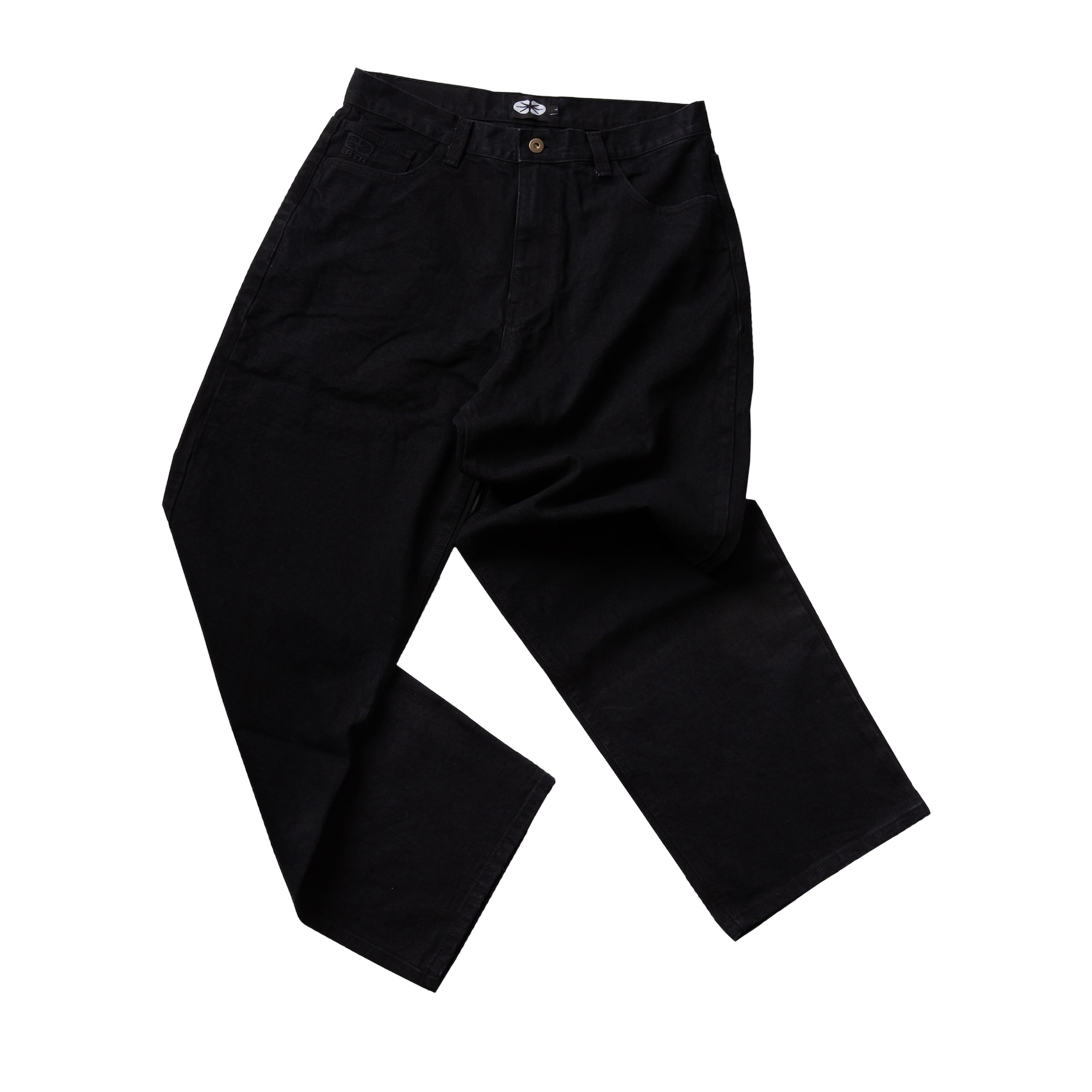 ERTR] [유튜버 PICK] Essential Relaxed Denim Pants (Black