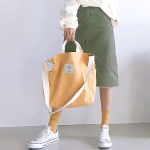 3way 가벼운 에코백 페이즈 캔버스백 여성 토트 숄더 크로스백 데일리 가방