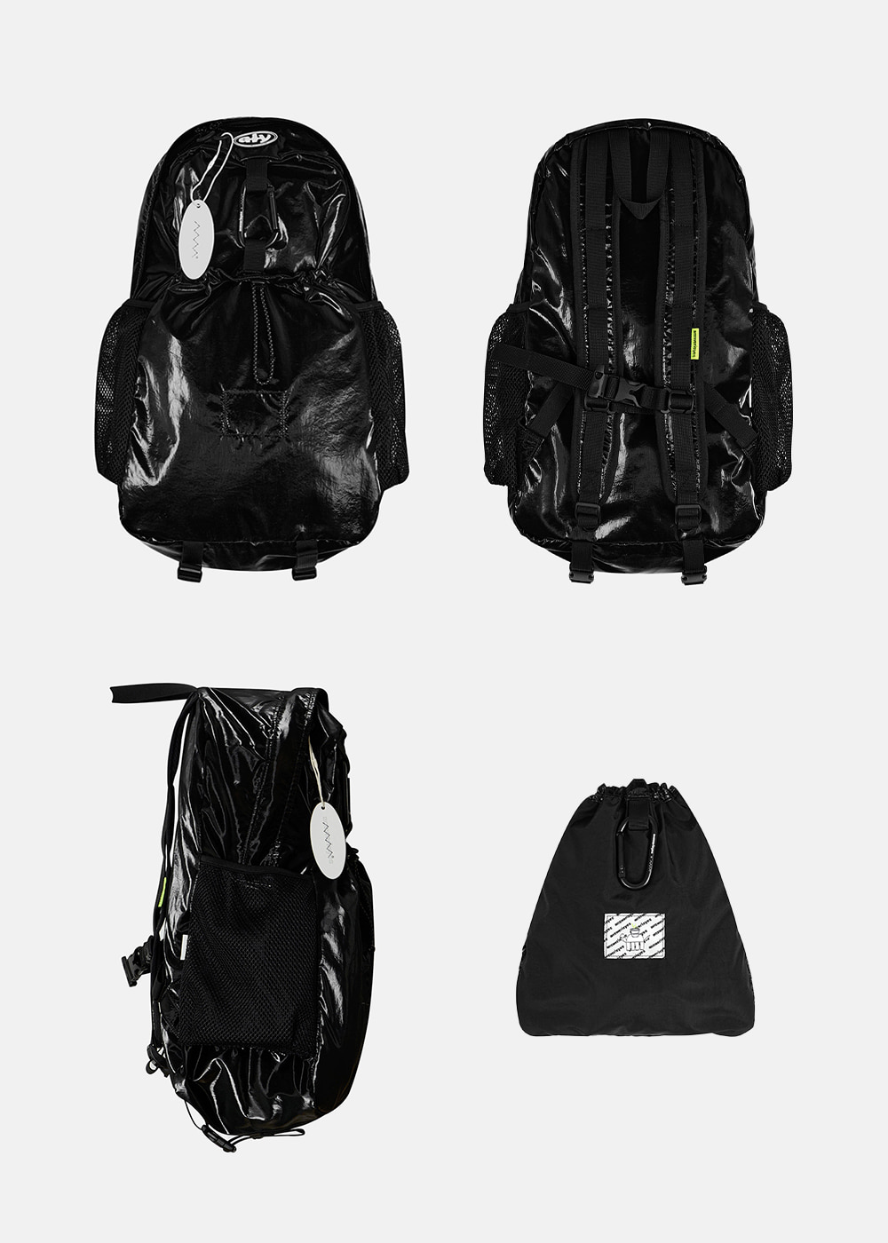 aiy x mmo backpack glossy black 085