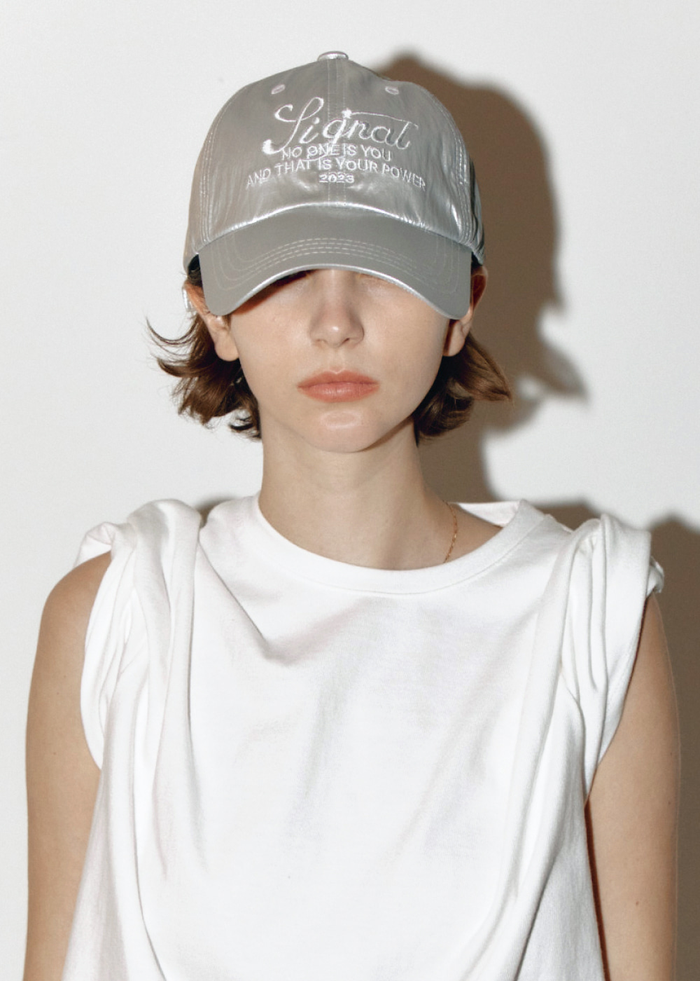 【ANSWER IS YES】 aiy Signal cap silver Cap - Cap - answerisyes