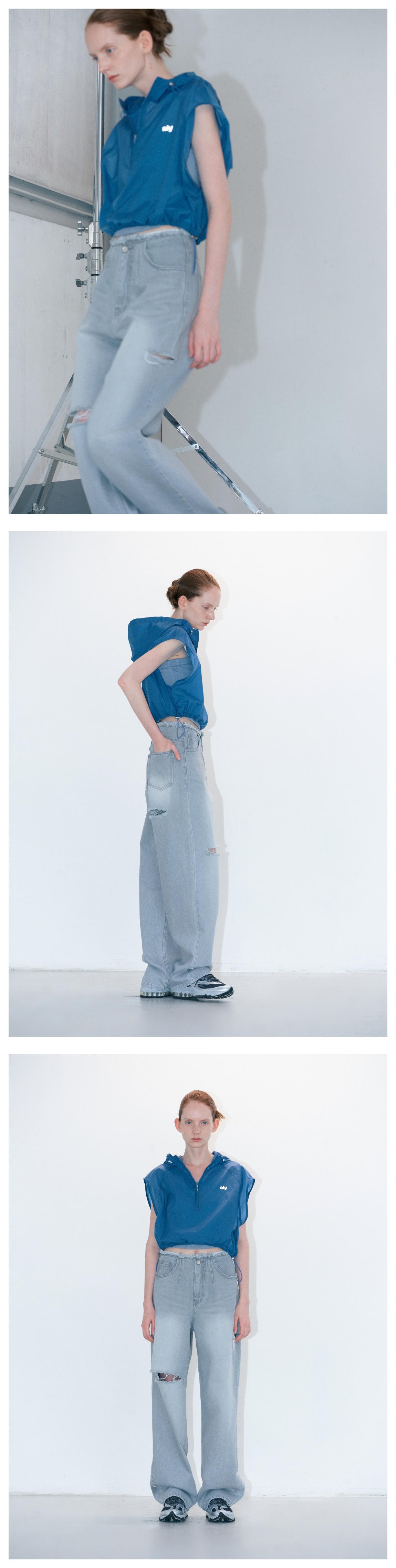 【ANSWERISYES】URBAN RIPPED WIDE DENIM MUSINSA | ANSWER IS YES Urban ripped wide denim