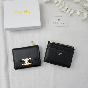 셀린느 CELINE 트리오페 동전 컴팩트 지갑