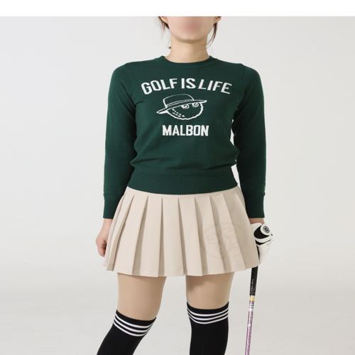 말본 여성 Golf is life 버킷 스웨터 [G6877]