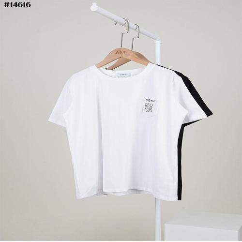 로에베 페이크 엠보 포켓 아나그램 코튼 저지 티셔츠 [H4820] A5