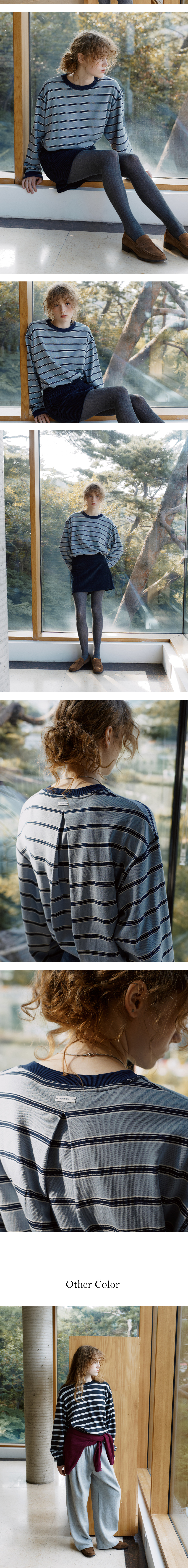 Multi stripe coloring MTM [KNFW07TS10]_Blue - 노운베러