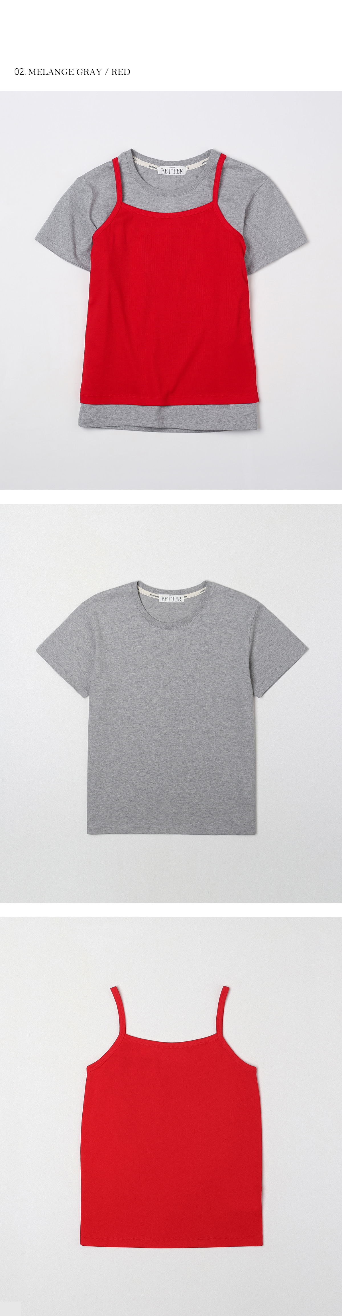 [2PACK] SOFT BASIC ROUND-SLEEV - 6 COLORS IVORY