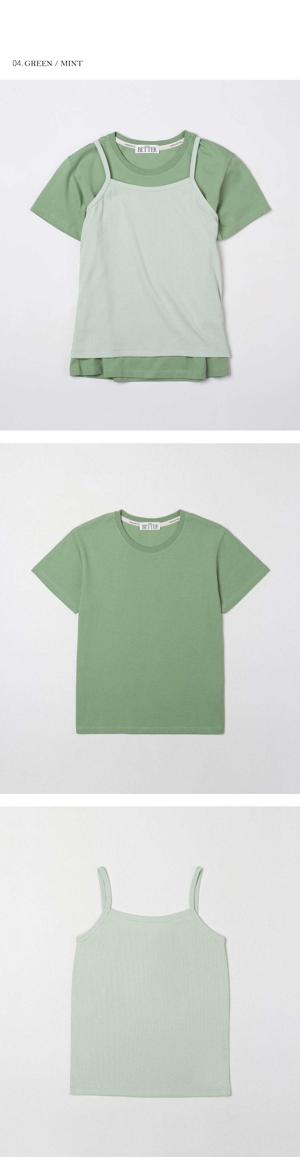 [2PACK] SOFT BASIC ROUND-SLEEV - 6 COLORS IVORY