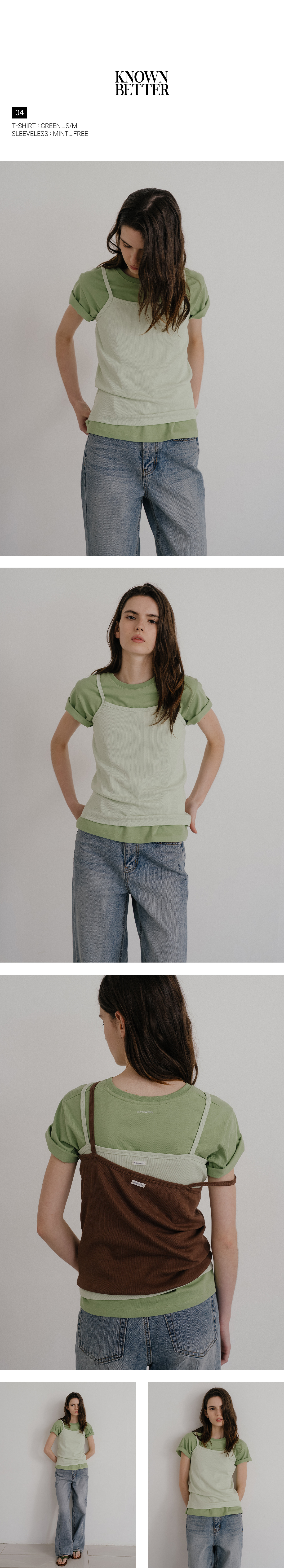 [2PACK] SOFT BASIC ROUND-SLEEV - 6 COLORS IVORY