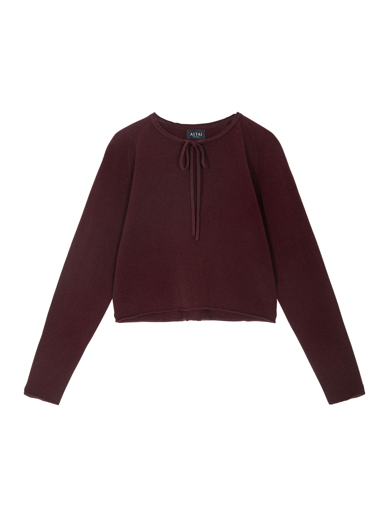 String Pullover Brown