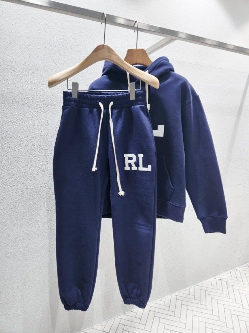 PL 프리폴 RL 기모 후드+조거 팬츠 세트