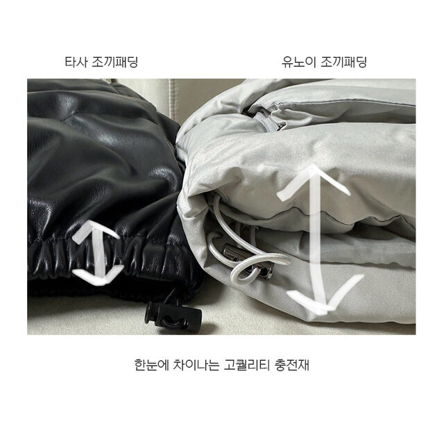 [남녀공용/고퀄] 베이직 빅포켓 오버핏 패딩조끼 (4col) 상세 이미지 4