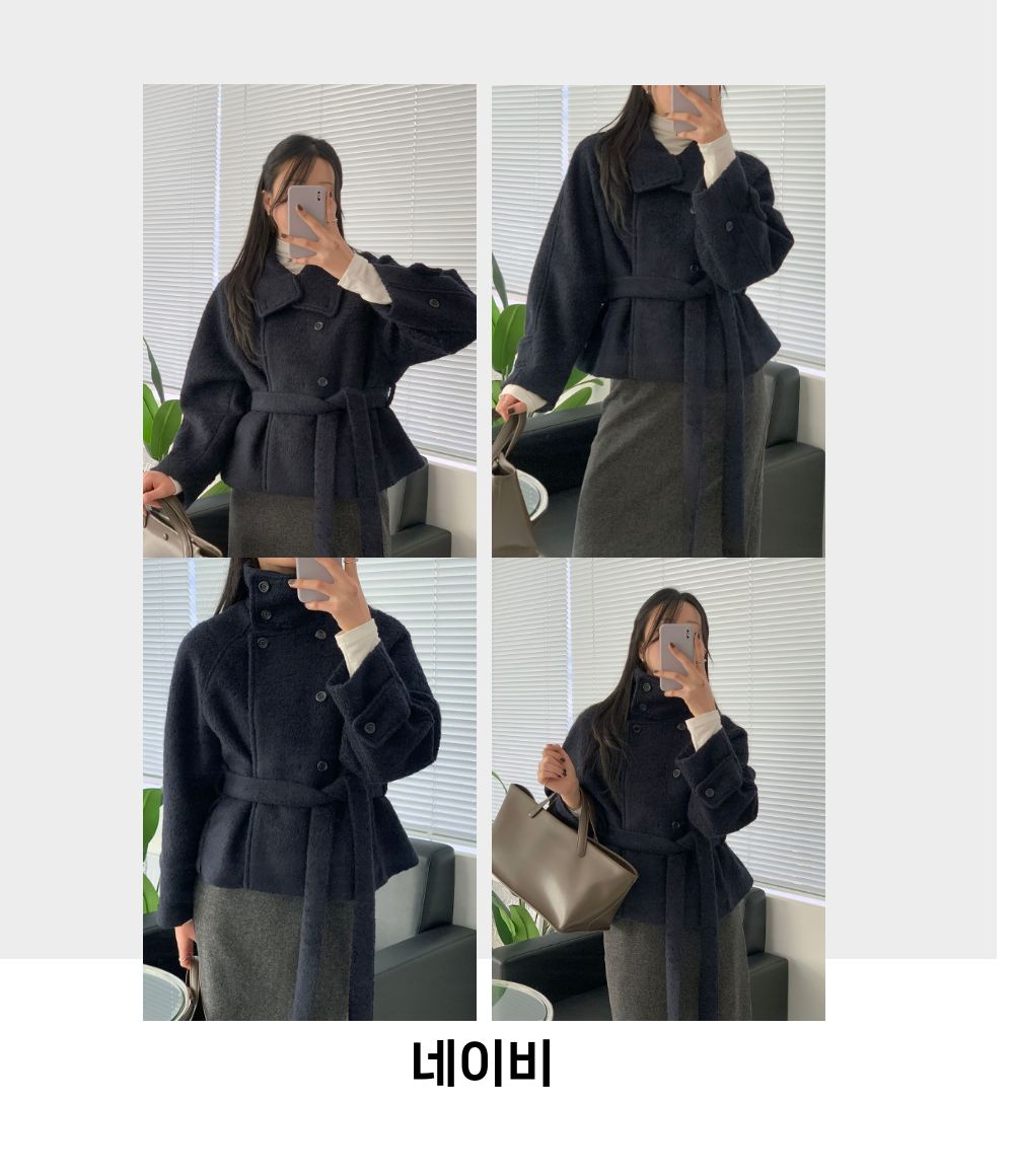 라인 벨트 울코트 상세 이미지 7