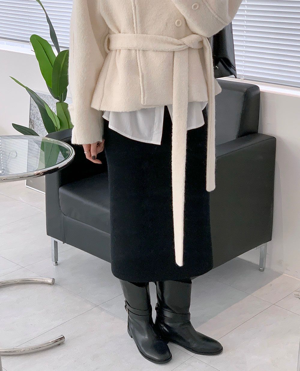 라인 벨트 울코트 상세 이미지 25