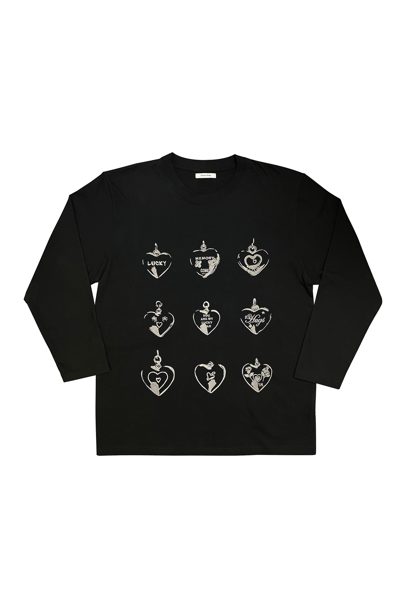 【toomuchtax】PENDANT T-SHIRT PENDANT T-SHIRT (BLACK) - toomuchtax