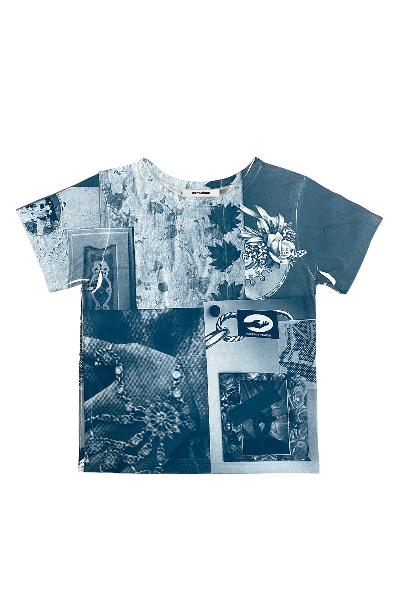 [TOOMUCHTAX] / ☆ COLLAGE01 BABY-T COLLAGE02 BABY-T (GREEN MIX) - toomuchtax