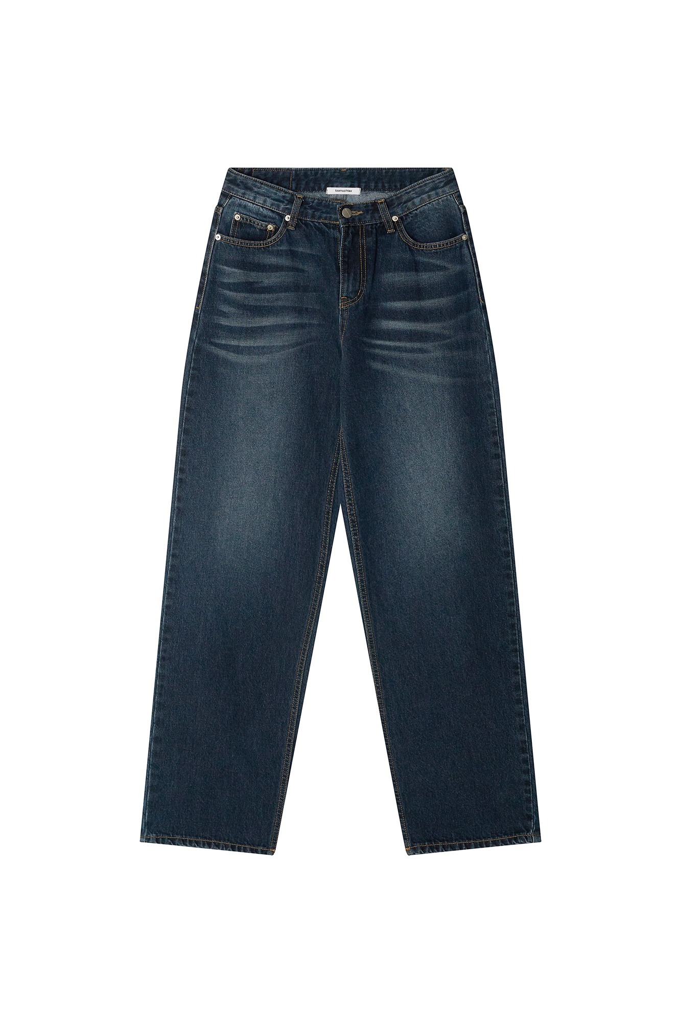 ◆TOOMUCHTAX◆ LOW RISE LOOSEFIT JEANS BLUE LOW RISE LOOSE-FIT JEANS (BLUE) - TOOMUCHTAX