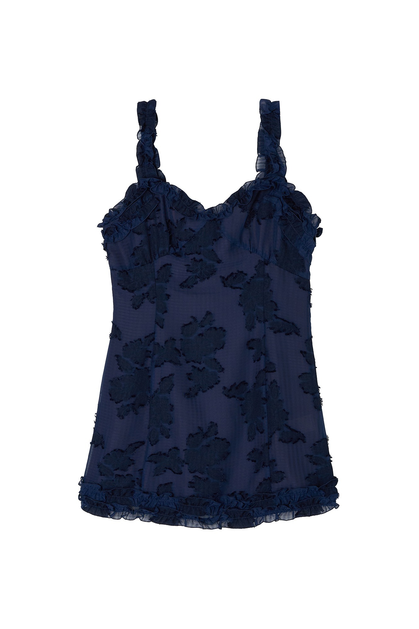 [TOOMUCHTAX] JACQUARD MINI DRESS /追跡付 JACQUARD MINI DRESS (NAVY) - TOOMUCHTAX