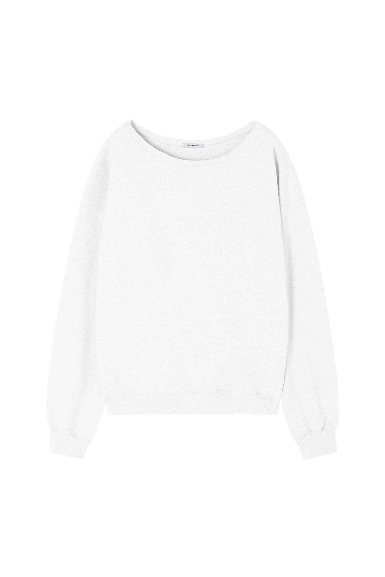 ◆TOOMUCHTAX◆ ASYMMETRIC ONE SHOULDER TSHIRT WHITE TOOMUCHTAX Asymmetric One Shoulder T-shirt - Voyage