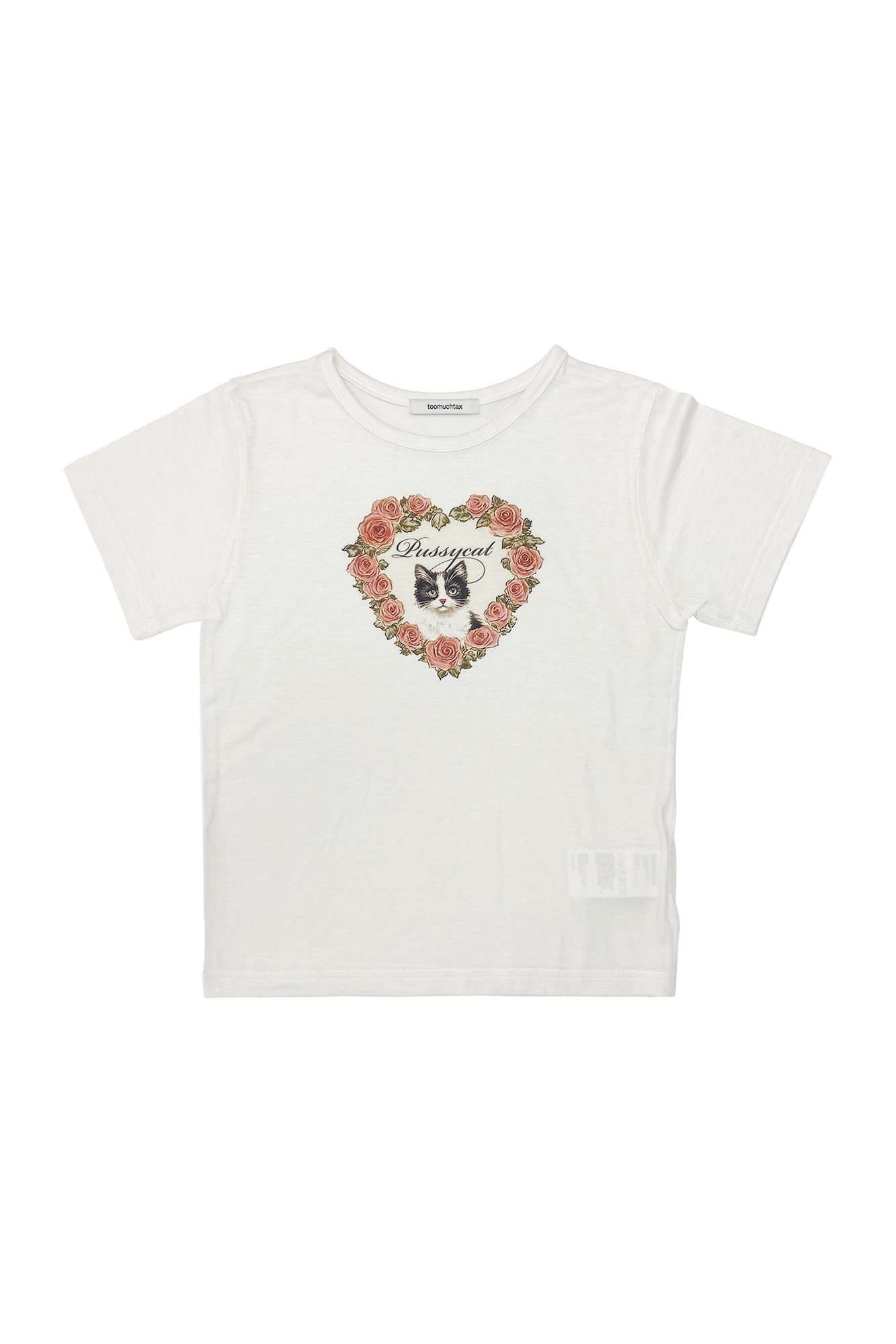 ROSE HEART BABY T-SHIRT - toomuchtax