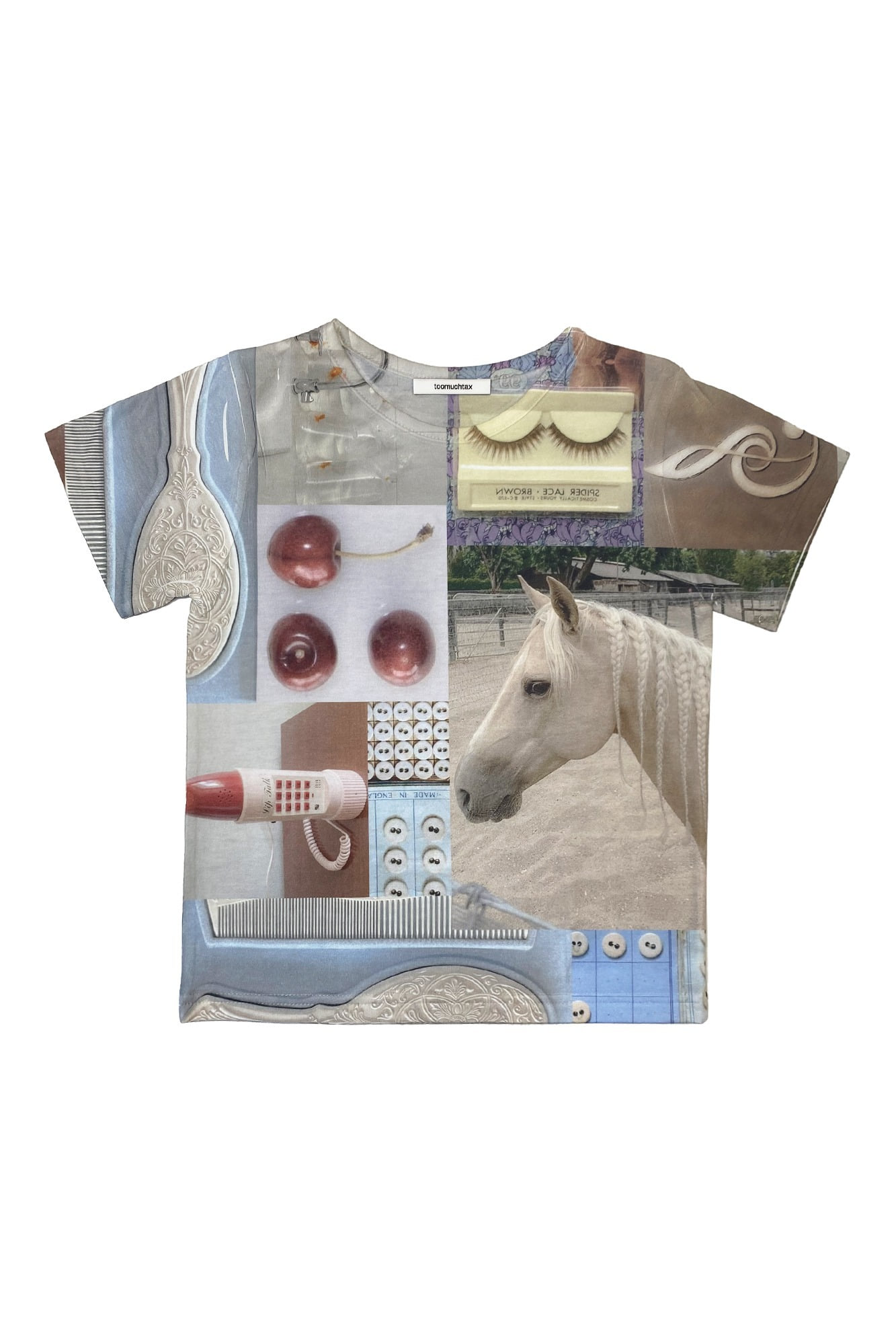 【TOOMUCHTAX】HYDRATE HOTFIX BABY T-SHIRT HYDRATE HOTFIX BABY T-SHIRT (NAVY) - TOOMUCHTAX
