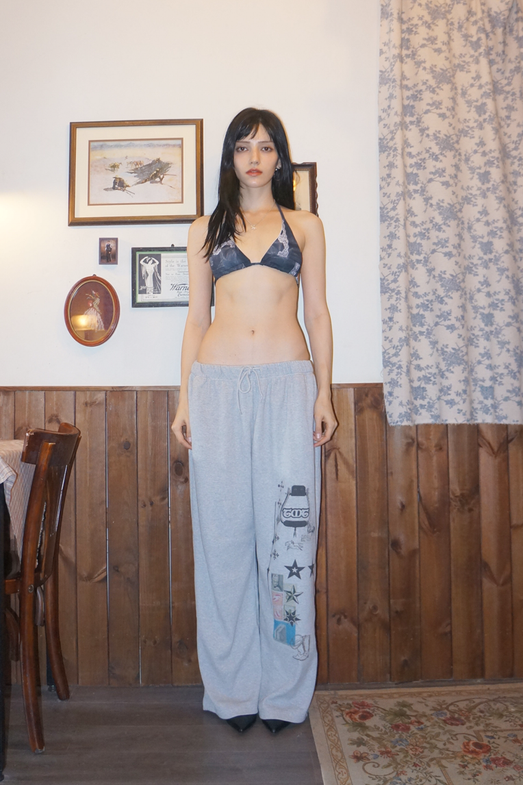 パンツ TOOMUCHTAX PRINTED WAFFLE PANTS MUSINSA | TOOMUCHTAX PRINTED WAFFLE PANTS (IVORY)