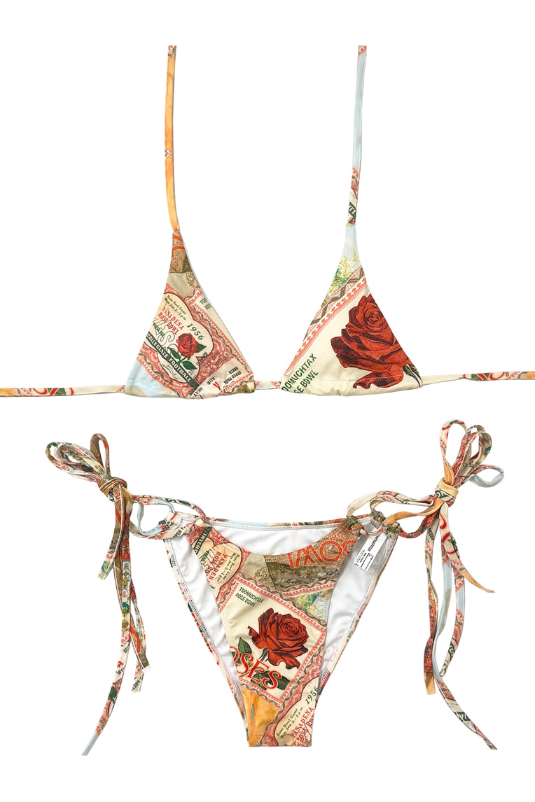◆TOOMUCHTAX◆ rose bowl bikini ROSE BOWL BIKINI - TOOMUCHTAX