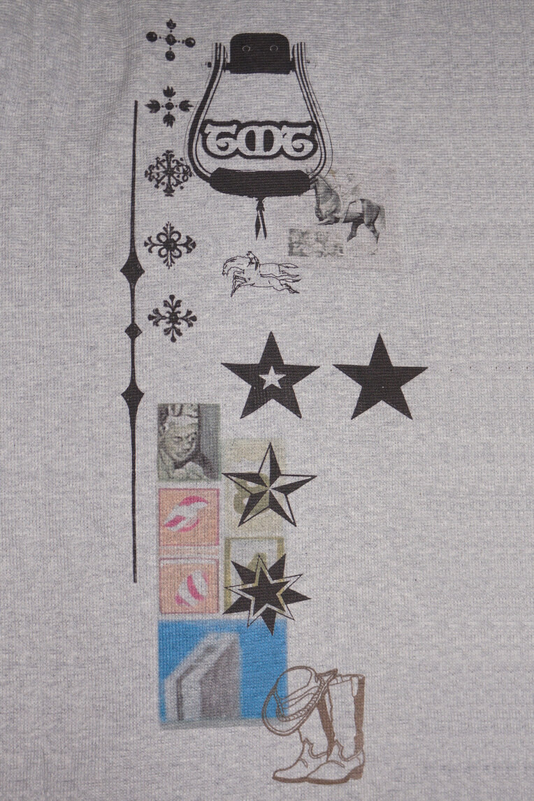 PRINTED WAFFLE PANTS (GREY) | toomuchtax