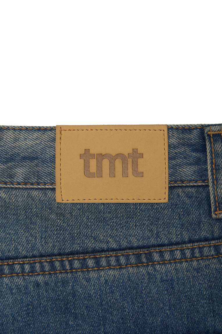 LOW RISE STRAIGHT-FIT JEANS (VINTAGE BLUE) - TOOMUCHTAX LOW RISE STRAIGHT-FIT JEANS (VINTAGE BLUE) - TOOMUCHTAX